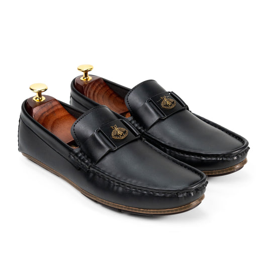 BL-06 Black Loafers For Men