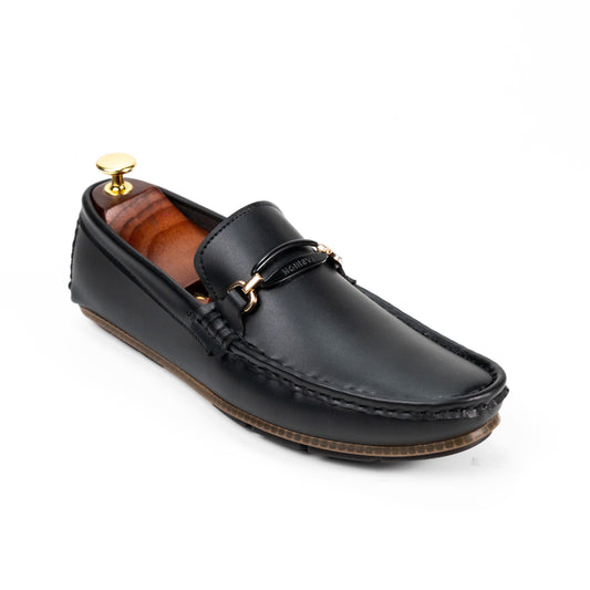 BL-07 Black Loafers For Men