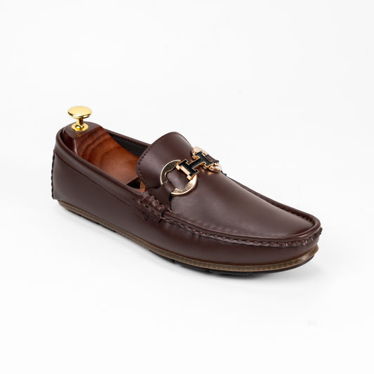 BR-01 Brown Loafers For Men
