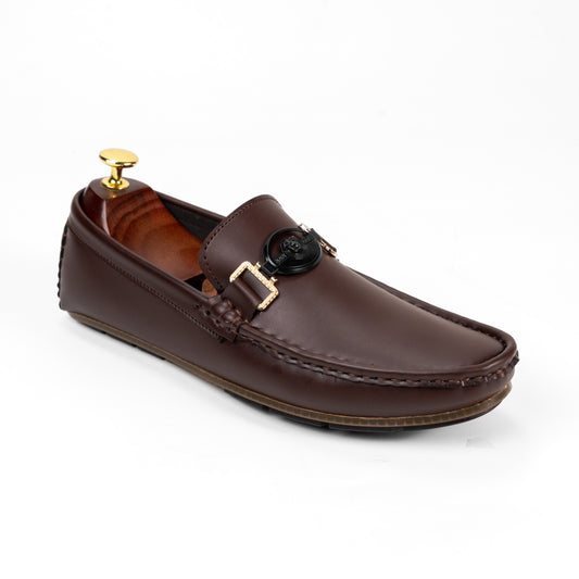 BR-06 Brown loafers for men