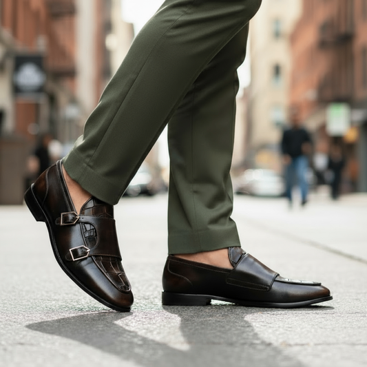 CROC BROWN Formal Shoes (CB-799)