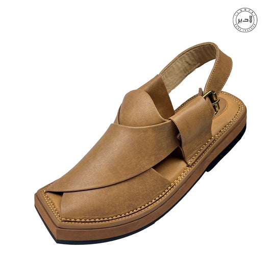 LADIR KAPTAAN HEEL FAWN SANDAL