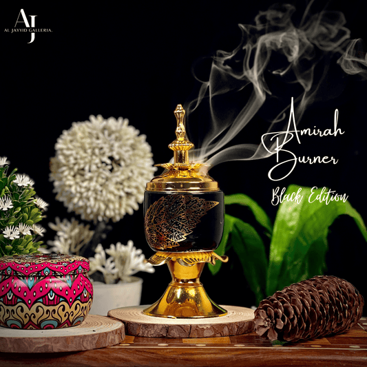 Amirah 'أميرة' Bakhoor Burner (Black) | AL JAYYID