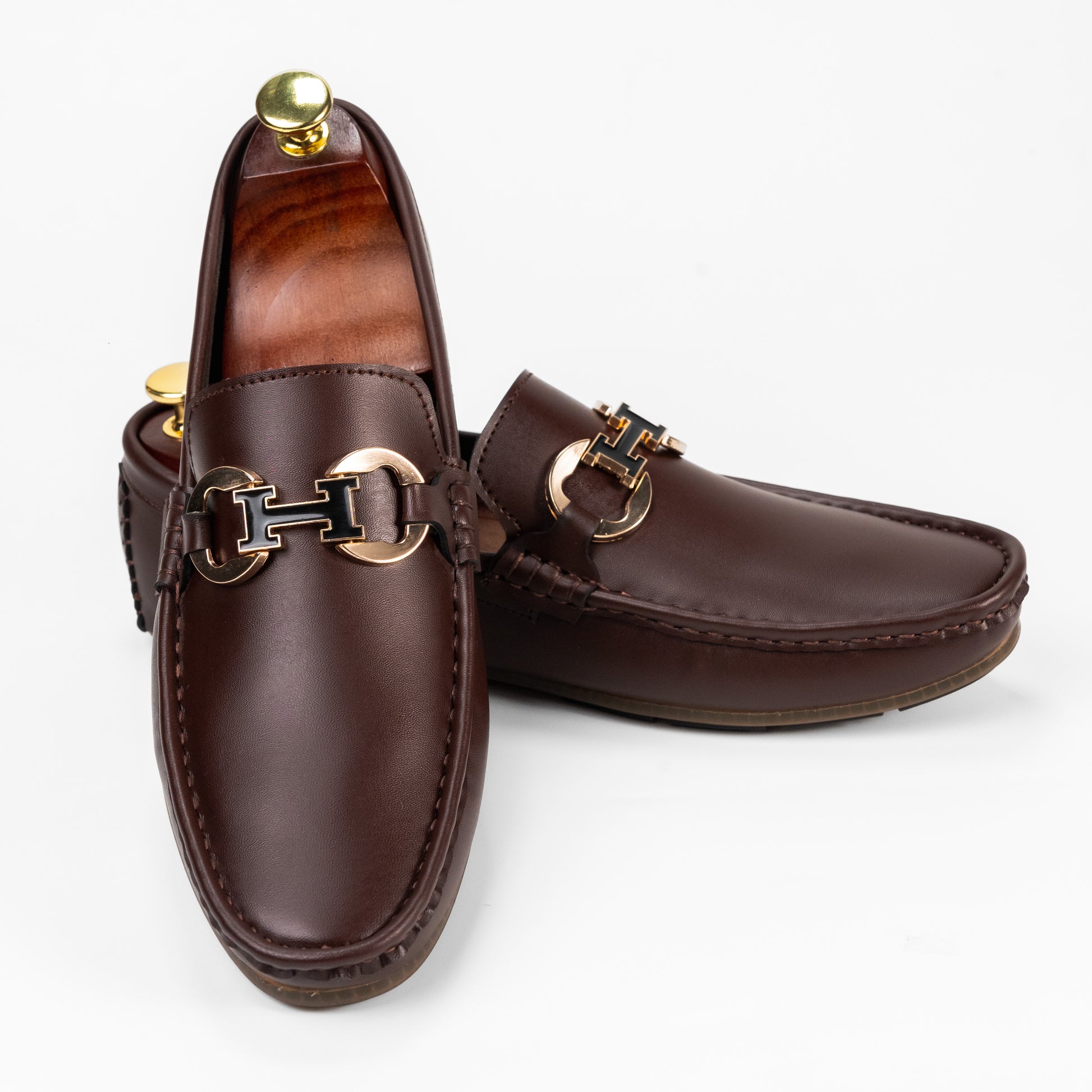 BR-01 Brown Loafers For Men