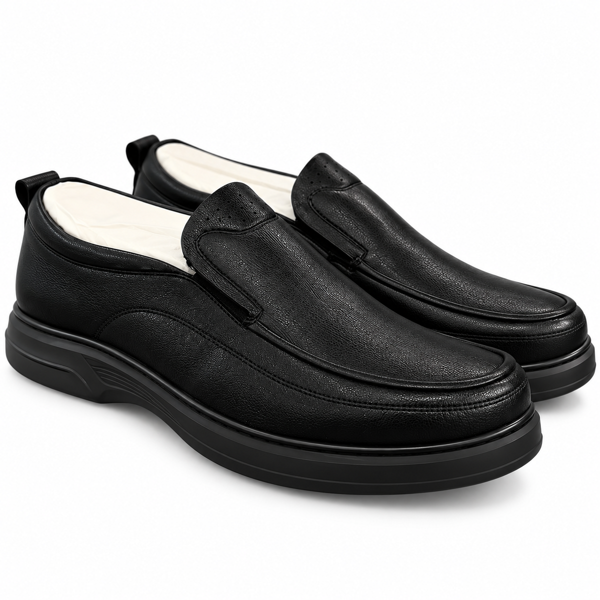 DEAN BLACK Comfort Slip-Ons