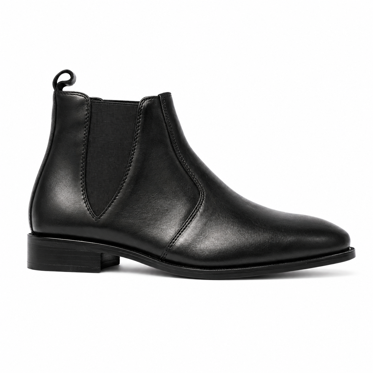 Wesley Black Chelsea Boots