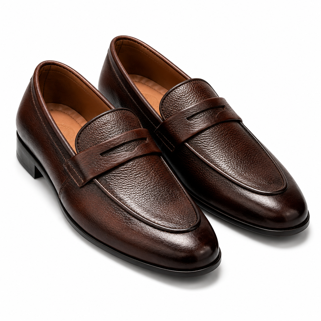 Corbin Brown — Premium Leather Penny Loafers for Men