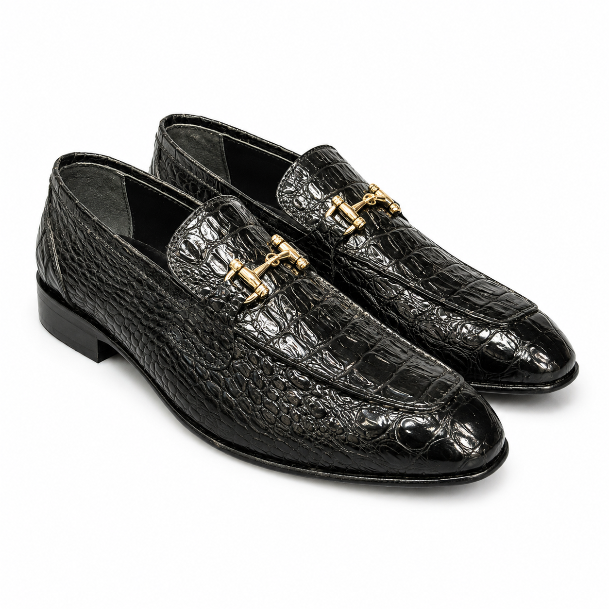 Muse — Premium Crocodile-Embossed Loafer