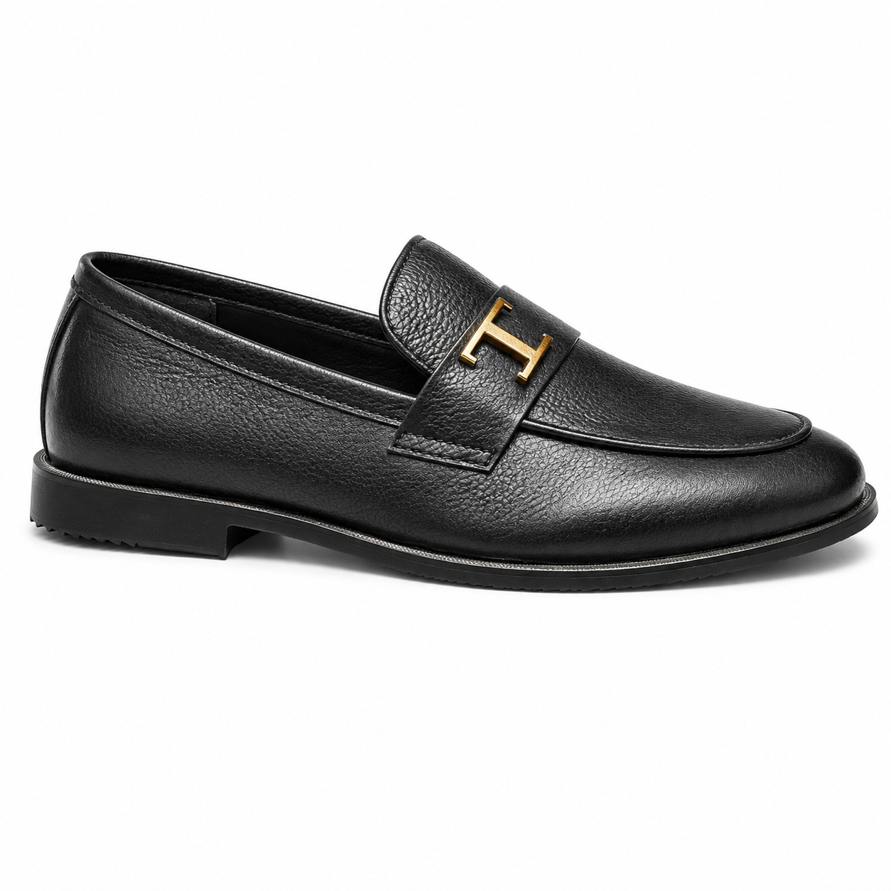 Teller — Black Leather Loafers