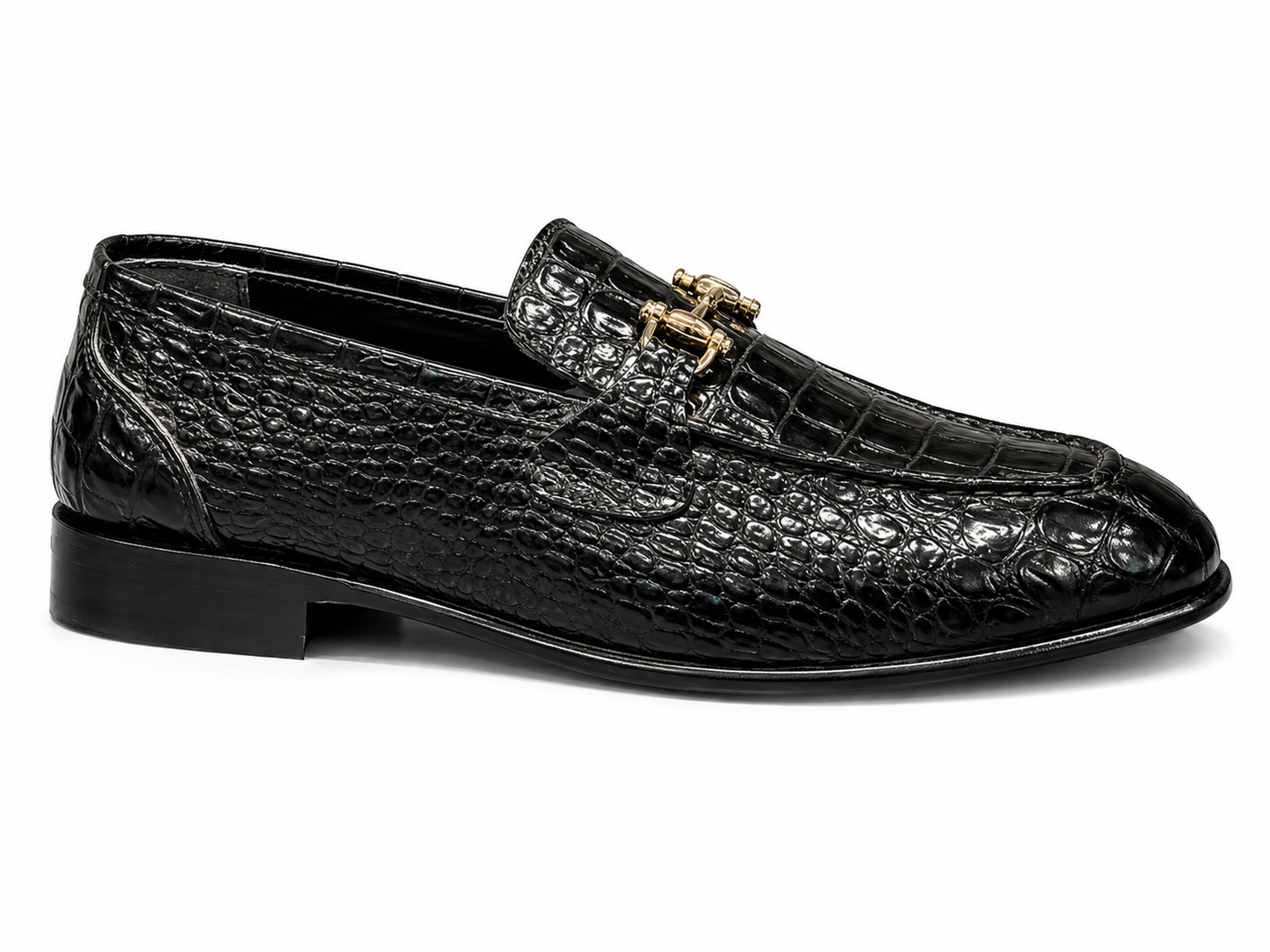 Muse — Premium Crocodile-Embossed Loafer
