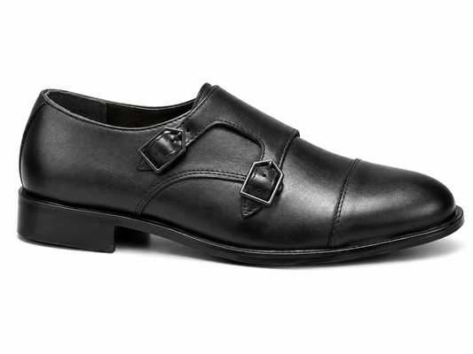 Windsor Black Double Monk