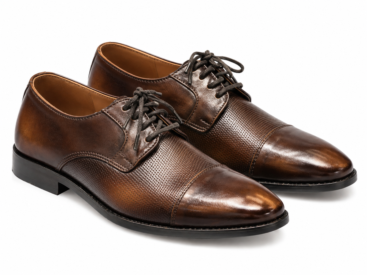 HERITAGE BROWN Cap-Toe Derby