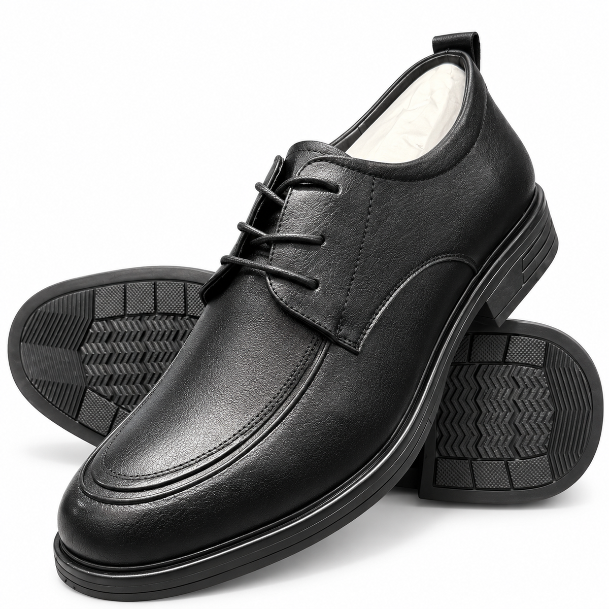 RIDGE BLACK Lace Medicated Shoes (RLM-111)