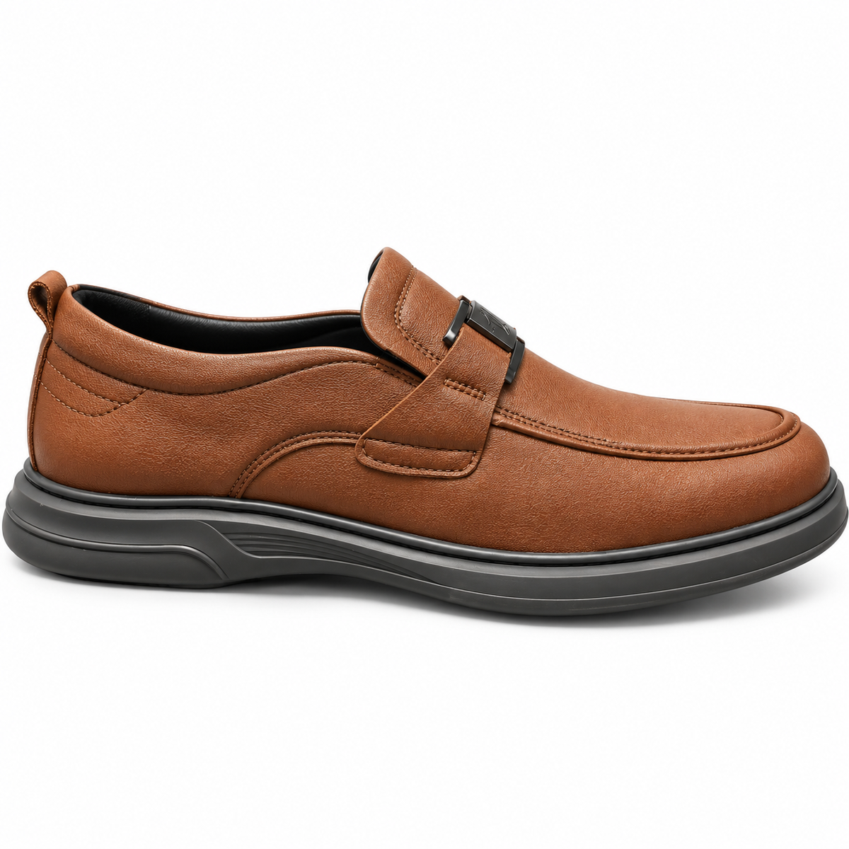 CREST BROWN Buckle Medicated Shoes (CBM-110)