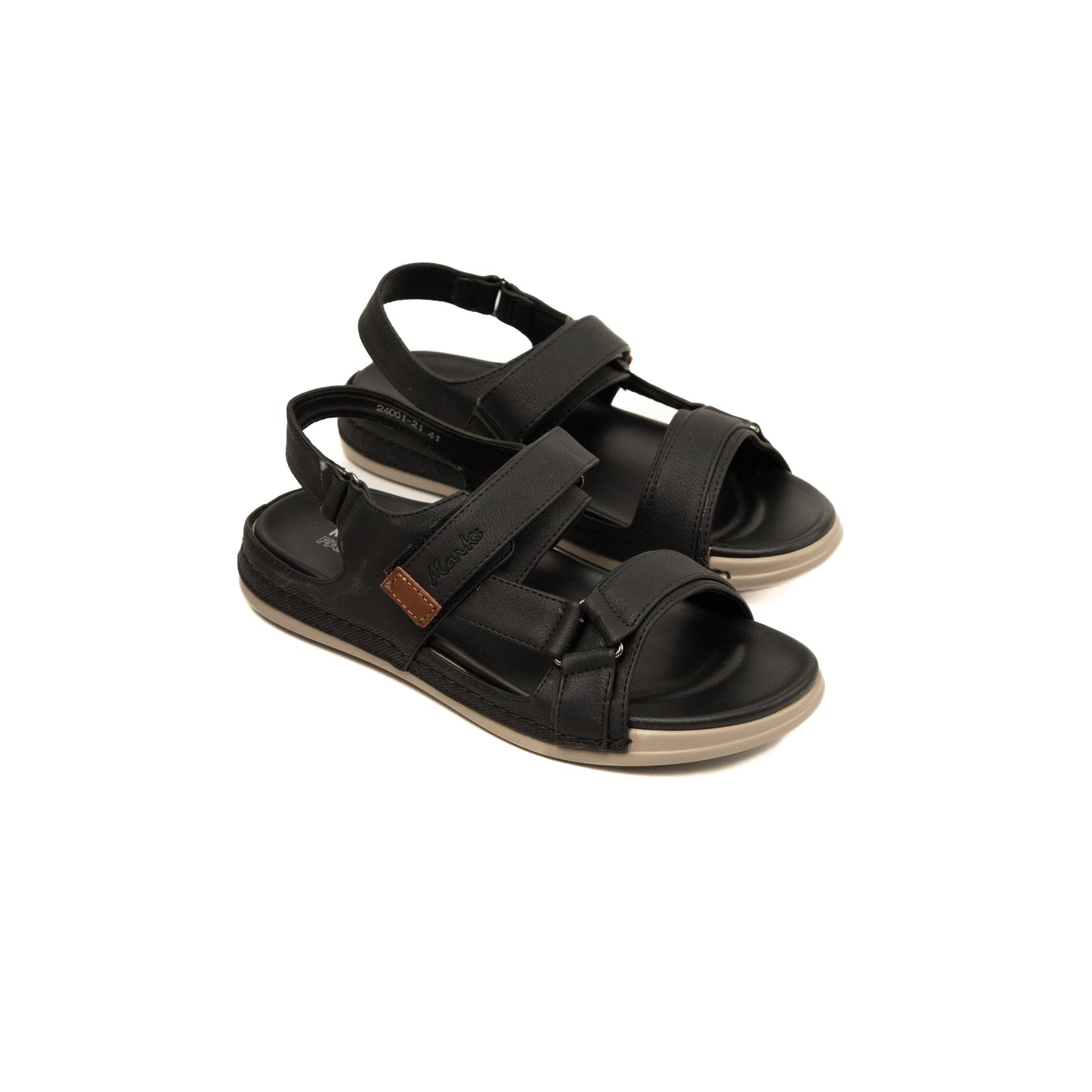 Black Medicated Sandal 2400121