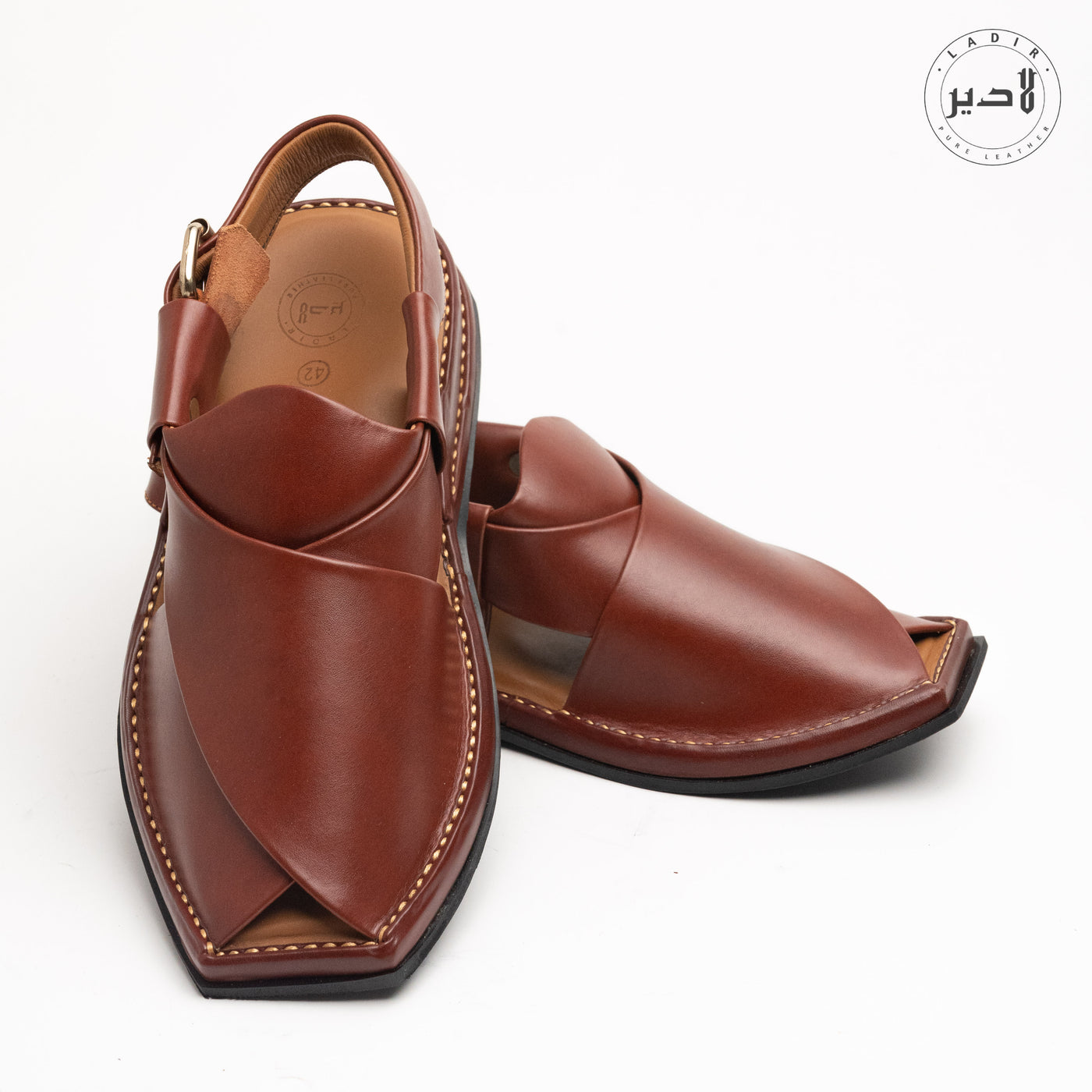 ZALMI BURGUNDY PESHAWARI CHAPPAL(XLP-2801)