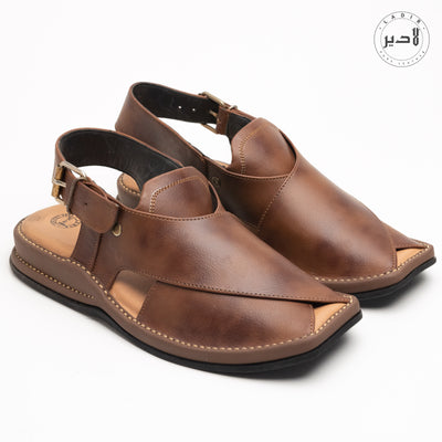 Artisanal Craftsmanship - Ladir Xalmi Double Shaded Chappal