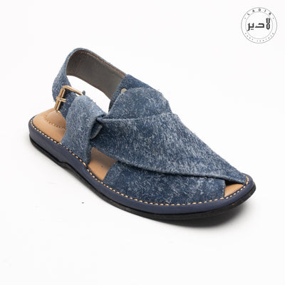 "Artistic view of LADIR ROUND BLUE Sandal"