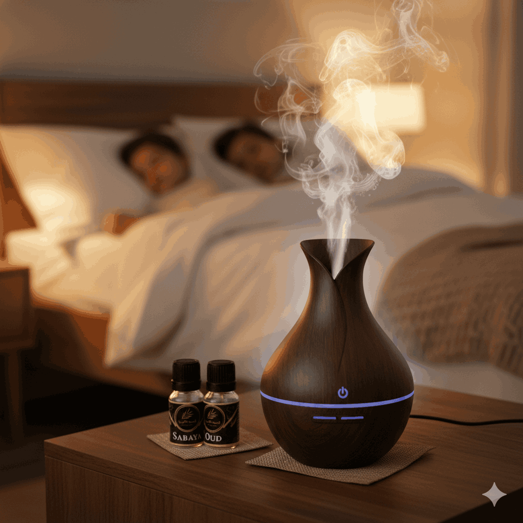 VASE-DARK WOOD Air Humidifier