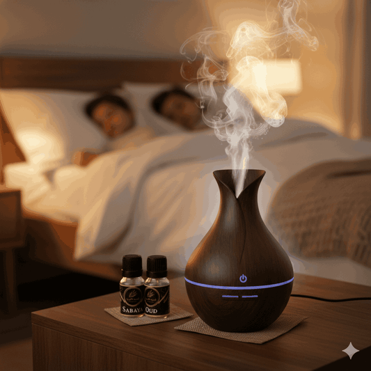 VASE-DARK WOOD Air Humidifier