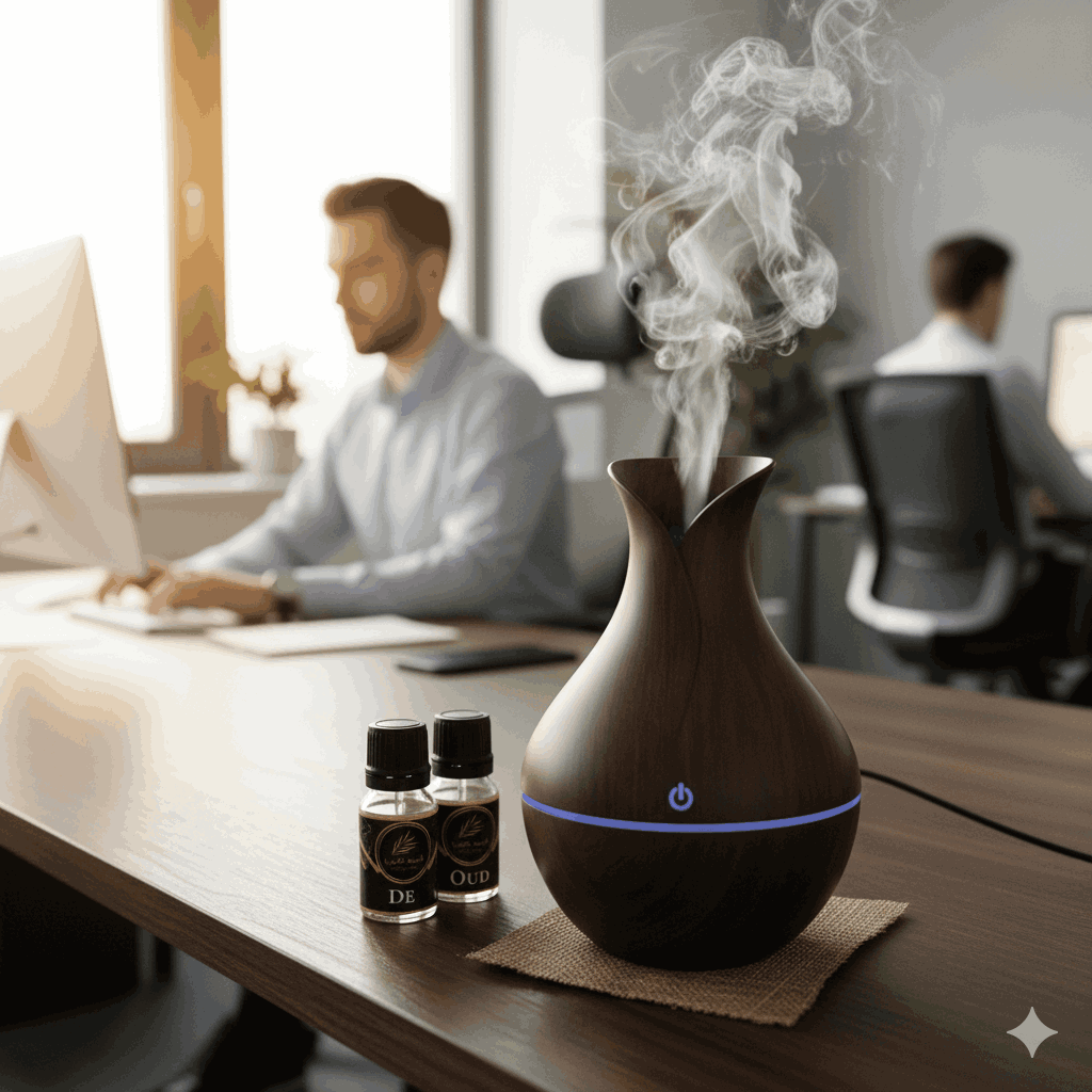 VASE-DARK WOOD Air Humidifier