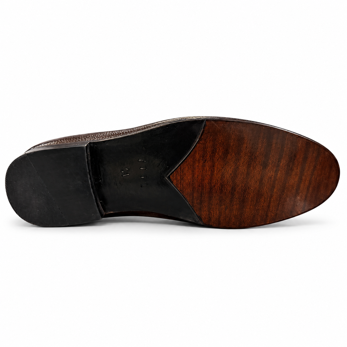 KAI BROWN Brogue Penny Loafers