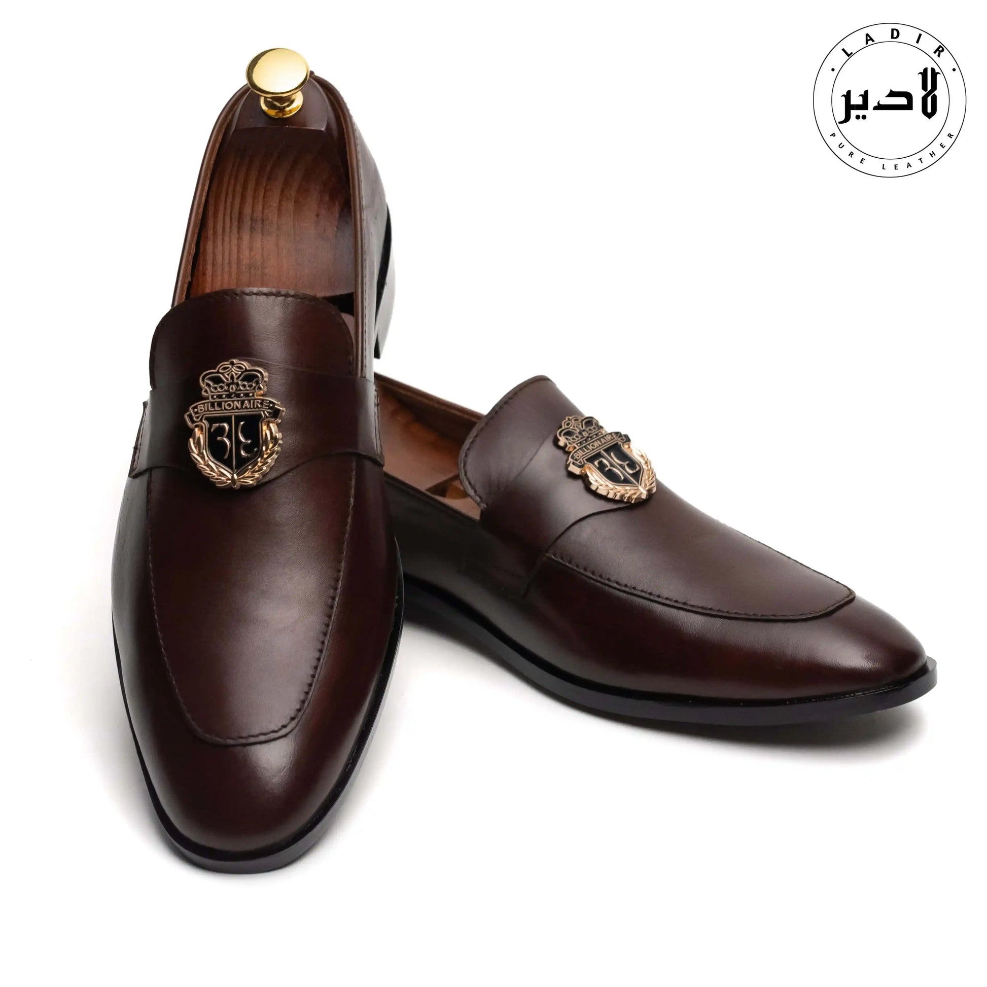 Elegant and versatile MAPLE BROWN leather shoes, designed for both style and comfort.