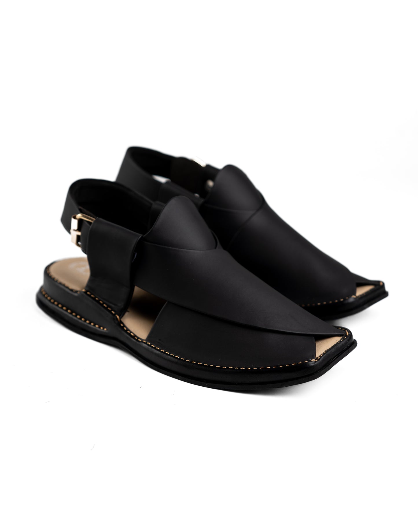 Premium Pakistani leather Zalmi Chappal with free delivery in Pakistan