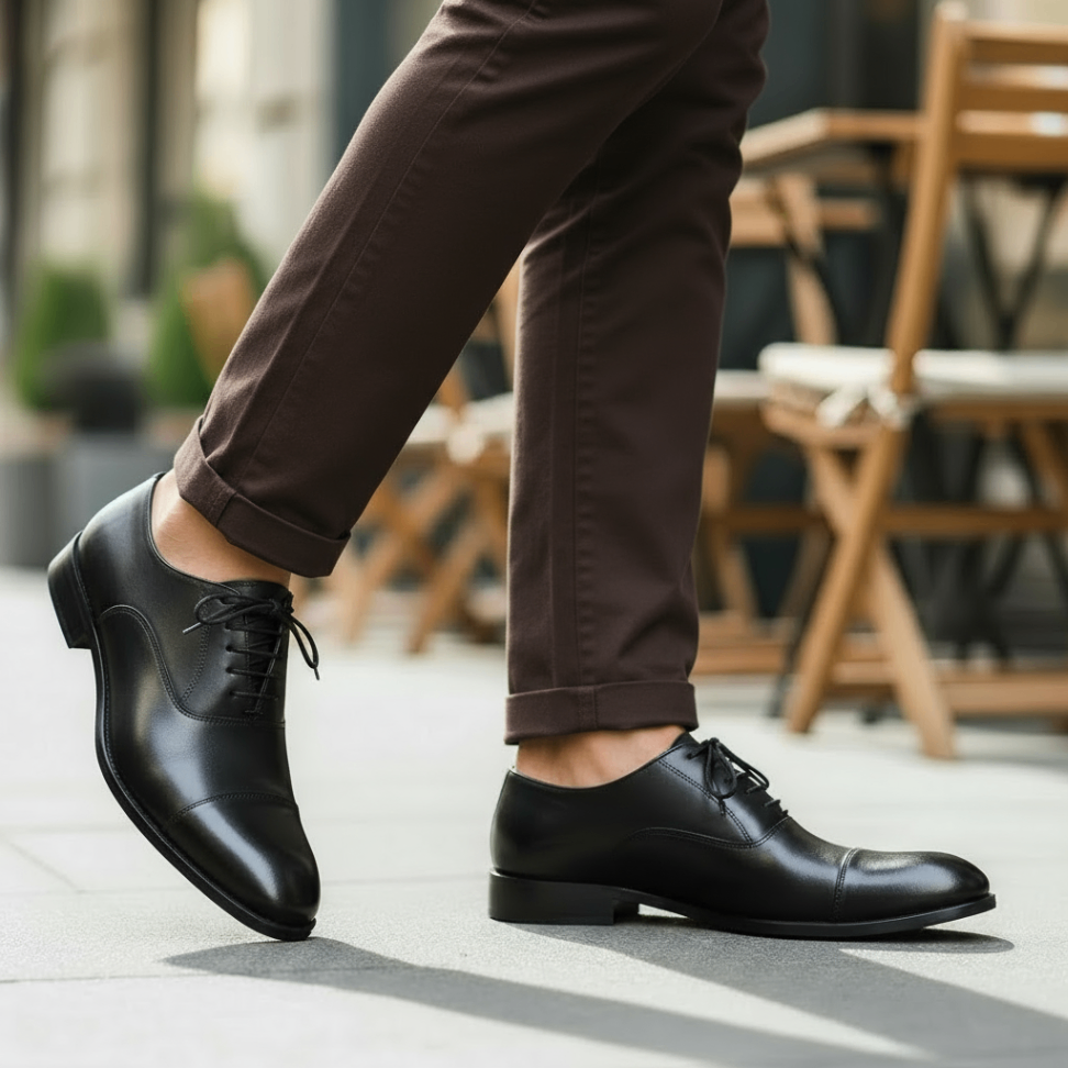 OXFORD BLACK Formal Shoes (OB-77)