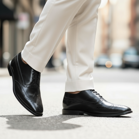 TREK BLACK Formal Shoes