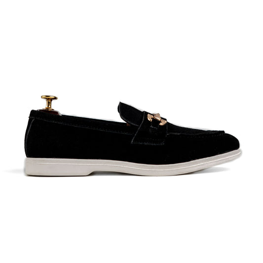 Birch Black Loafer Shoes (BB-91)