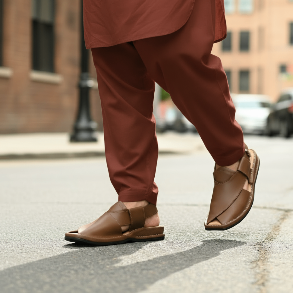 WALNUT Brown Zalmi Chappal(ZLW)